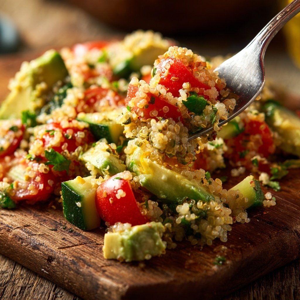 Healthy Avocado Quinoa Salad