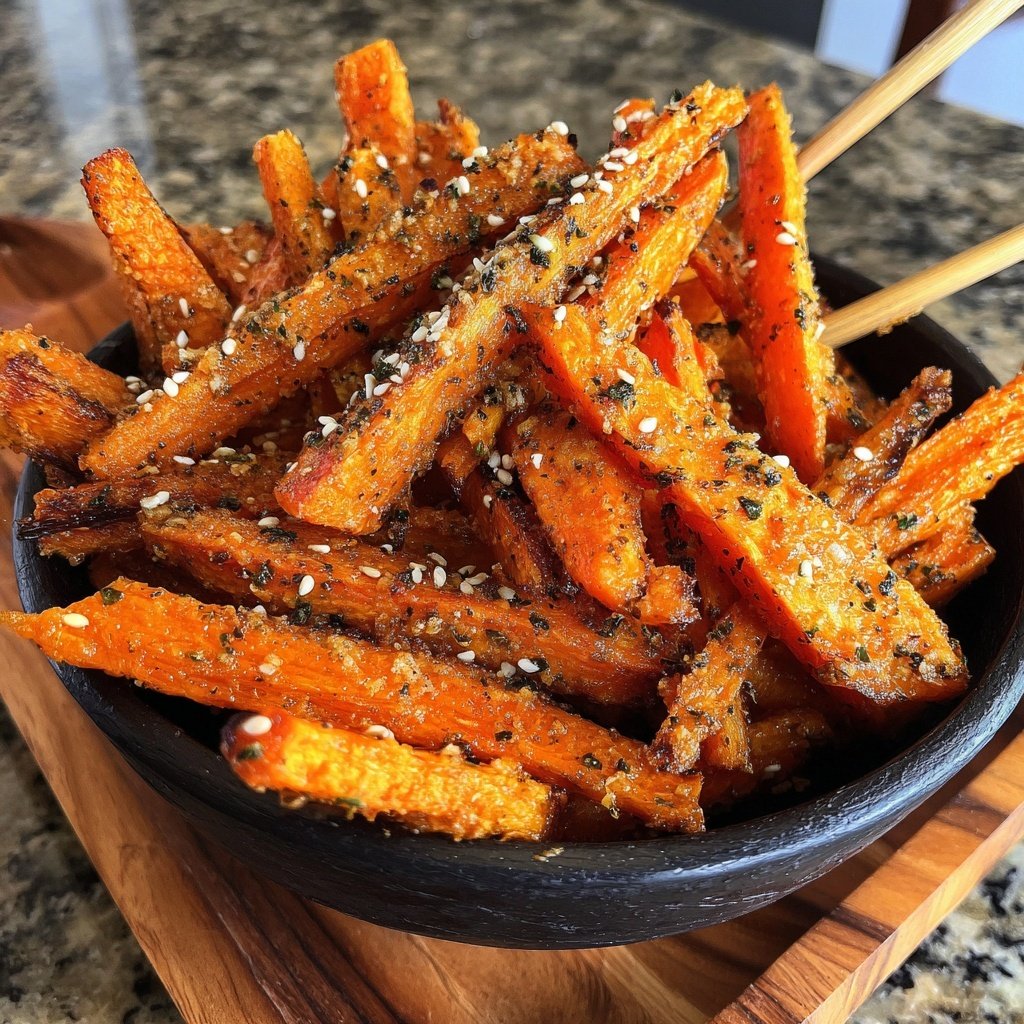 Ginger Garlic Carrot Sticks