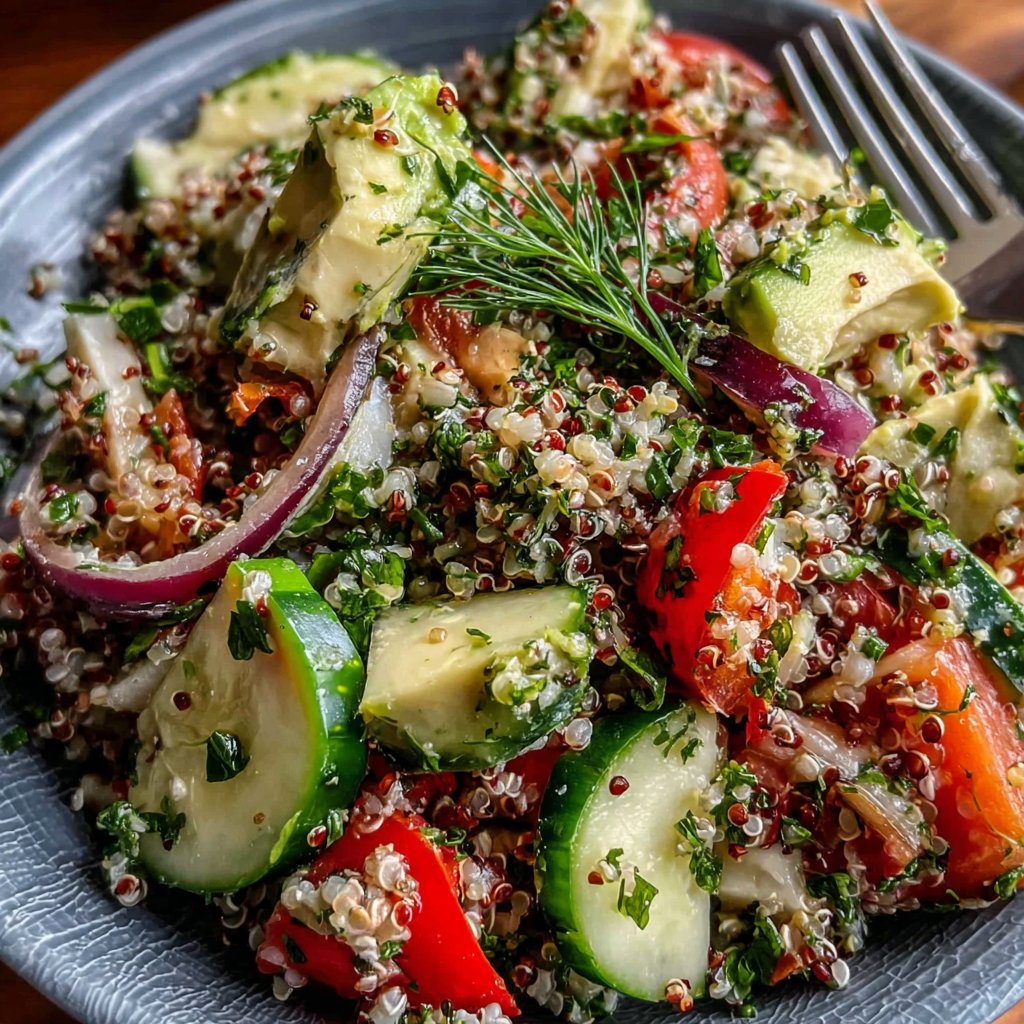 Quinoa Veggie Lunch Salad