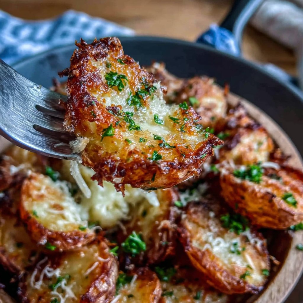 Roasted Garlic Parmesan Potatoes
