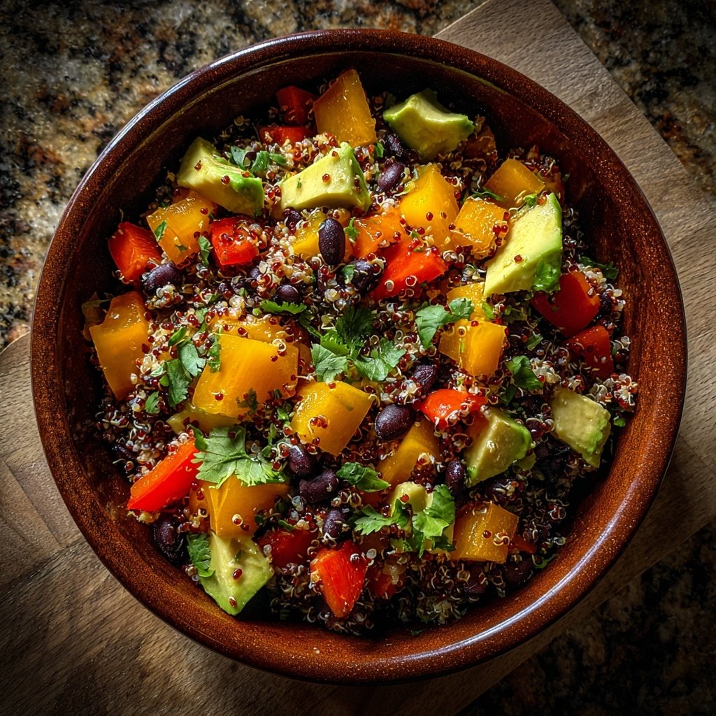 Quinoa and Black Bean Salad