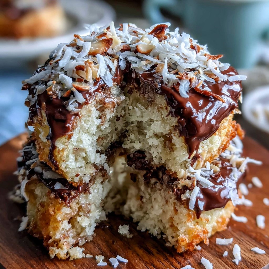 Almond Joy Spring Cake