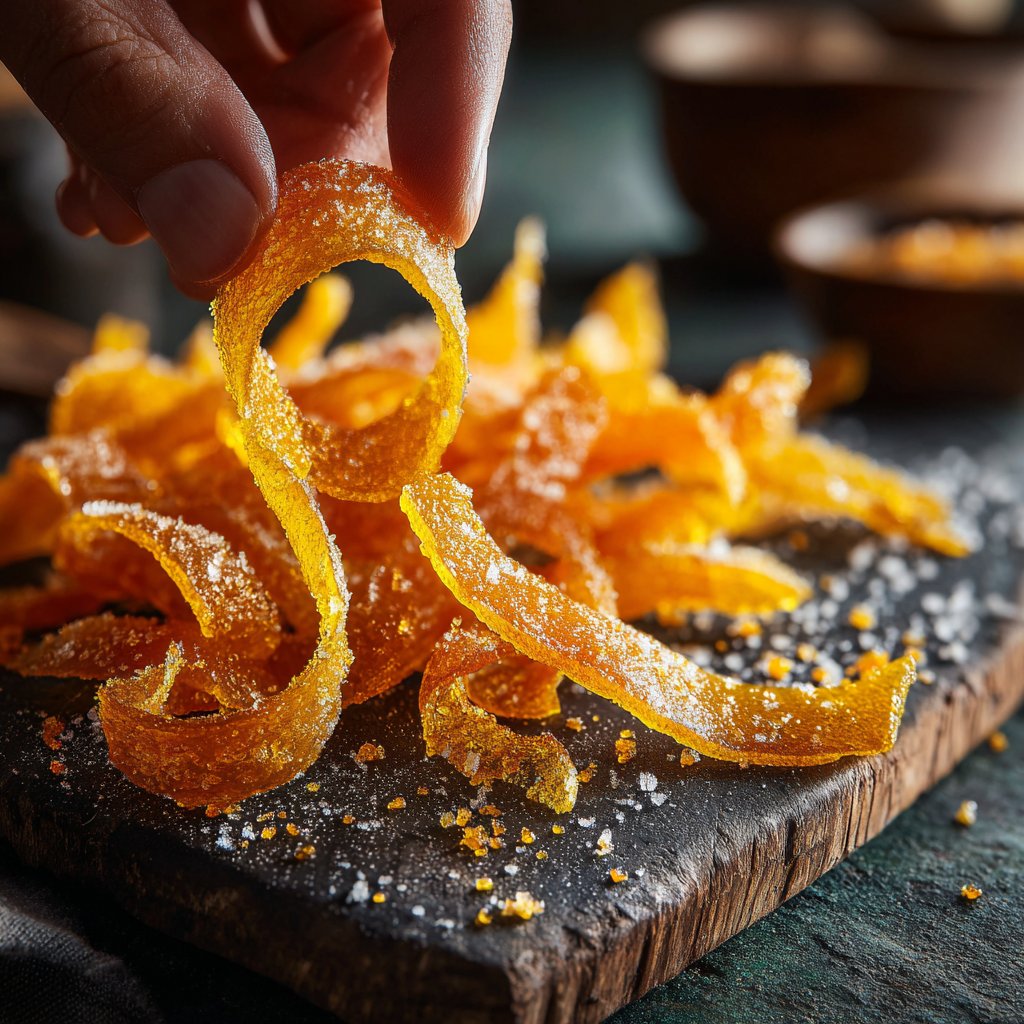 Candied Orange Peel Homemade Treats