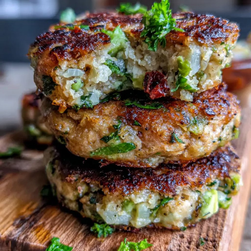 Avocado Chicken Hamburger Patties